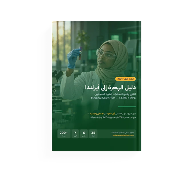 غلاف دليل دليلك للعمل والاستقرار في أيرلندا